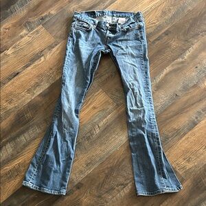 Lucky Brand Dungarees Dream Jean A Flare Leg Y2K  Jeans